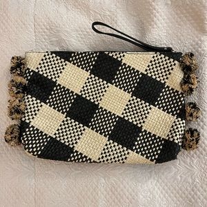 A New Day Clutch • NWOT • Beach Checkered